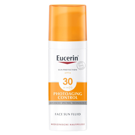 Eucerin Sun Photoaging control SPF 30 na tvár emulzia na opaľovanie 50 ml