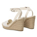 Tommy Hilfiger Espadrilky Th Woven High Wedge FW0FW07344 Béžová