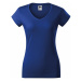 MALFINI Dámske tričko Fit V-neck - Kráľovská modrá