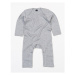 Babybugz Detský overal BZ13 Heather Grey Melange