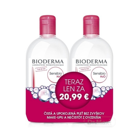 BIODERMA Sensibio H2O 500ml 1+1 Festival