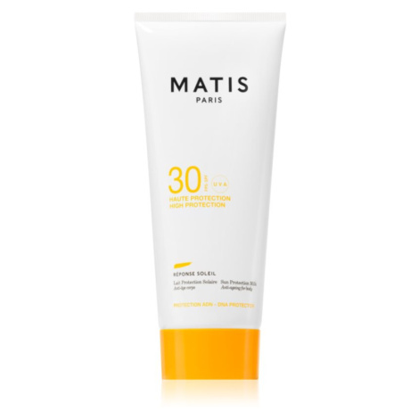 MATIS Paris Réponse Soleil Sun Protection Milk opaľovacie mlieko na telo SPF 30