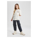 DEFACTO Girl's Cargo Jogger Sweatpants