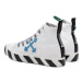 Off-White Sneakersy Mid Top Vulcanized Canvas OMIA119S22FAB0010145 Biela