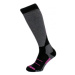 Lyžiarske podkolienky (ponožky) BLIZZARD Wool Sport ski socks, black pink