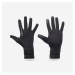 Bežecké dotykové rukavice 100 čierne