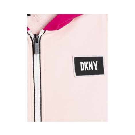 DKNY Mikina D35S55 M Ružová Regular Fit