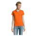 SOĽS Perfect Women Dámska polokošeľa SL11347 Orange