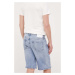 Rifľové krátke nohavice Calvin Klein pánske