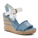 Tommy Hilfiger Espadrilky Wedge Sandal FW0FW07079 Modrá