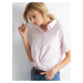Svetlo ružová košeľa s krátkym rukávom