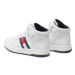 Tommy Hilfiger Sneakersy High Top Lace-Up/Velcro Sneaker T3B9-32476-1351 S Biela