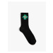 Koton Basic Floral Crewneck Socks with Embroidery Detail.