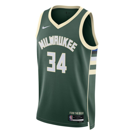 Nike Dri-FIT NBA Milwaukee Bucks Icon Edition 2022/23 Swingman Jersey - Pánske - Dres Nike - Zel