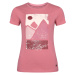 Women's cotton T-shirt ALPINE PRO GARIMA dusty rose variant pa