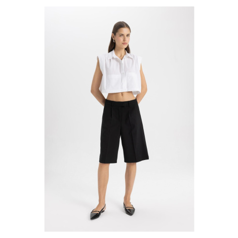 DEFACTO High Waist Wide Leg Shorts