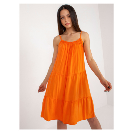OCH BELLA viscose orange summer dress