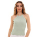 Z2022 DEWBERRY WOMEN'S CROOP BLOUSE-GREEN