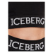 Iceberg Tričko FA1463039000 Čierna Slim Fit