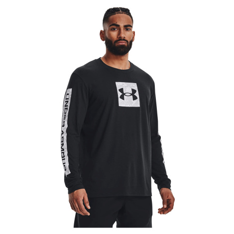 Tričko Under Armour Camo Boxed Sportstyle Ls Black