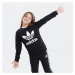 Juniorská mikina ADIDAS ORIGINALS TREFOIL CREW-ED7797-black white