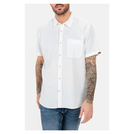 Košeľa Camel Active Shortsleeve Shirt White