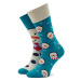 Funny Socks Ponožky Vysoké Unisex Snowman SM1/60 Farebná