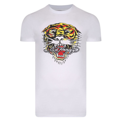 Ed Hardy  Mt-tiger t-shirt  Tričká s krátkym rukávom Biela