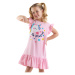 Denokids Unicorn Magic Girl's Pink Ruffle Summer Dress