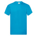 Blue Men's T-shirt Original Fruit of the Loom