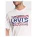 Levi's® Tričko Camiseta 16143-0609 Biela Relaxed Fit