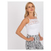 Biely top s čipkou BR-TP-2117-white