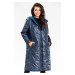 Awama Woman's Coat A685 Navy Blue