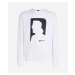 Mikina Karl Lagerfeld Jeans Klj Regular Karl Sweat White