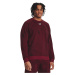 Mikina Under Armour Rival Fleece Printed Crew Dark Maroon