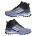 Pánska členková turistická obuv ADIDAS Terrex AX4 Mid GTX silver violet blue dawn core black