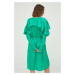 Šaty 2NDDAY Mavis zelená farba, mini, áčkový strih