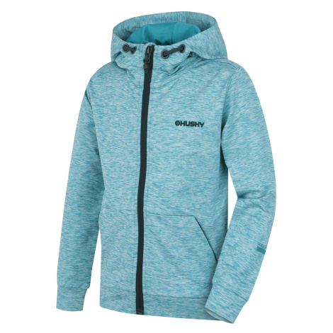 Children's hoodie HUSKY Alony K fd. Turquoise