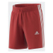 Adidas Športové kraťasy Essentials French Terry 3-Stripes Shorts IC9438 Červená Regular Fit