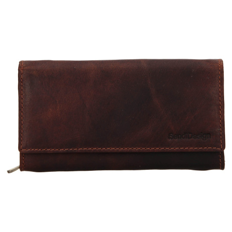 Dámska kožená peňaženka SendiDesign Dinta - hnedá Sendi Design