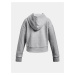 Svetlosivá mikina Under Armour UA Rival Fleece Crop Hoodie