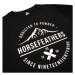 HORSEFEATHERS Tričko ATP Emblem - black BLACK