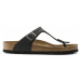 Birkenstock Gizeh Oiled Leather Black Regular Fit