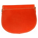 Oranžová kožená kabelka z Talianska Mina Arancione