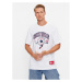 Converse Tričko Chuck Retro Ct Collegiate Ss Tee 10025293-A03 Biela Regular Fit