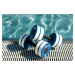 Penové činky do vody na aquagymnastiku 2 ks bielo-modré