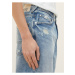 Svetlomodré pánske džínsové kraťasy Tom Tailor Denim