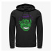 Queens Marvel Avengers Classic - HulkFace Icons Unisex Hoodie Black