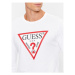 Guess S dlhými rukávmi Original Logo M2YI31 I3Z14 Biela Slim Fit