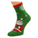 Bratex 2988 X-Mass Socks Women's Socks 36-41 green d-986